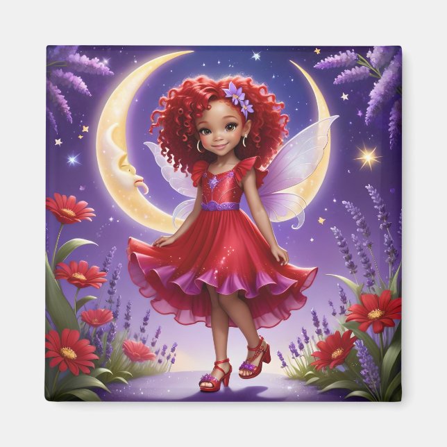 Imã Uma Fada - Magneta Vermelha (Frente)