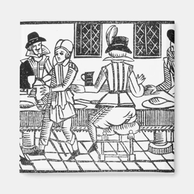 Imã Uma festa de jantar, um livro de baladas de Roxbur (Frente)