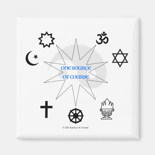 Imã Uma Fonte De Curso (Frente)