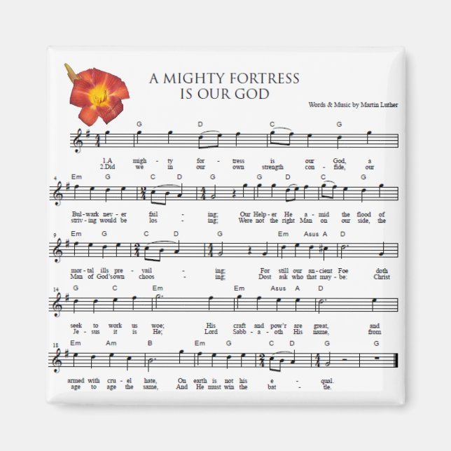 Imã Uma Fortaleza Poderosa é Nosso Deus (Frente)