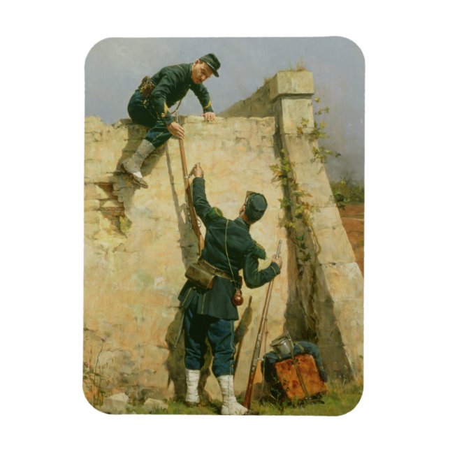 Ímã Uma Fuga Rápida (óleo no painel) (Vertical)