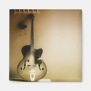Imã Uma guitarra solitária