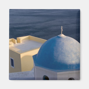 Imã Uma Igreja Ortodoxa perto do mar, Oia Santorini