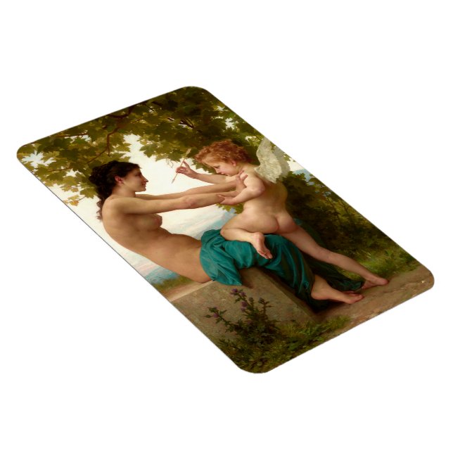 Ímã Uma Jovem Se Defendendo Contra Eros (Lado Direito)