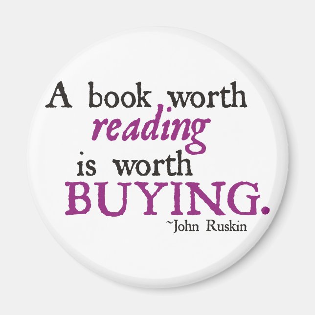 Imã Uma Leitura do Livro Vale a Pena Comprar (Frente)