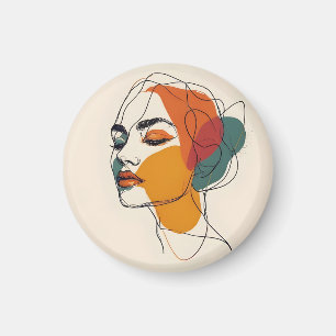 Imã Uma linha de arte feminina