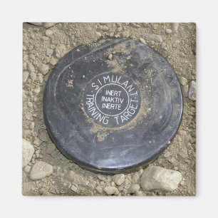 Imã Uma mina de terra simulada