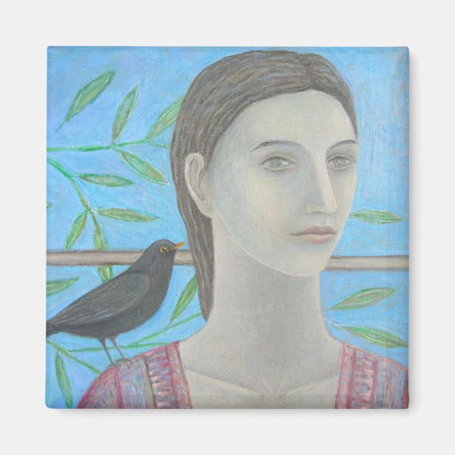 Imã Uma Mulher e um Pássaro Negro são Um (Frente)