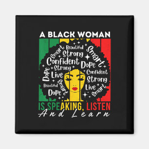 Imã Uma Mulher Negra Está Falando Ouça E Aprenda Afro