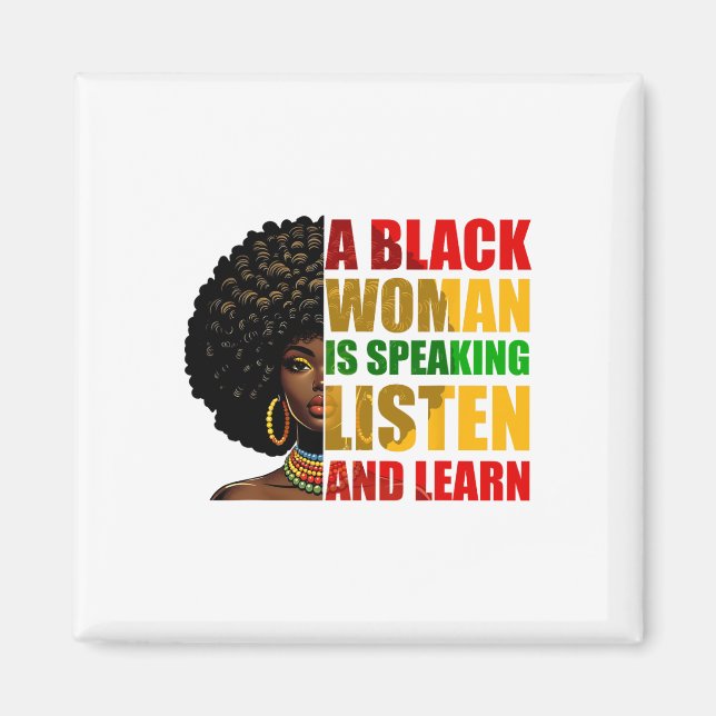 Imã Uma Mulher Negra Está Falando Ouça E Aprenda Afroc (Frente)
