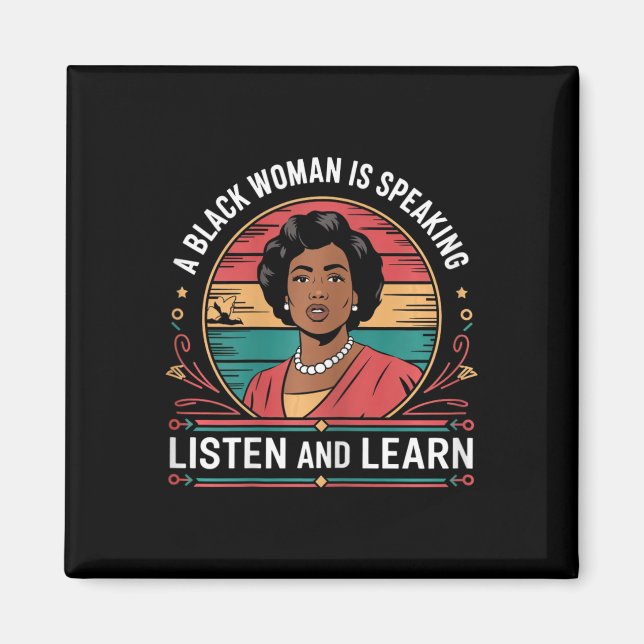 Imã Uma Mulher Negra Está Falando Ouça E Aprenda Junet (Frente)