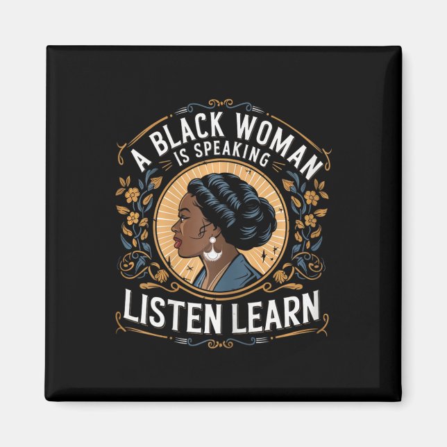 Imã Uma Mulher Negra Está Falando Ouça E Aprenda Junet (Frente)