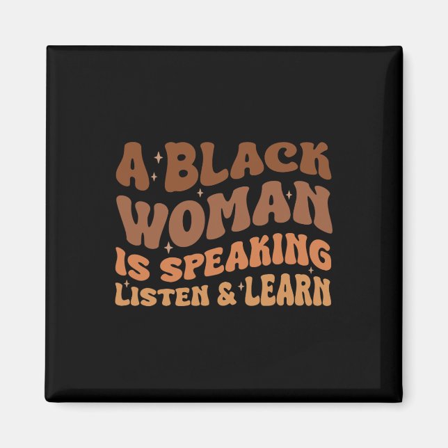 Imã Uma Mulher Negra Está Falando Ouça E Aprenda Melan (Frente)