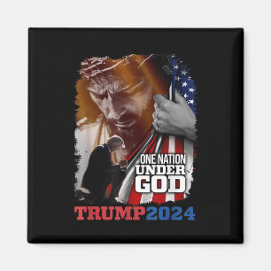 Imã Uma Nação Sob Deus Presidente Trump 2024 América