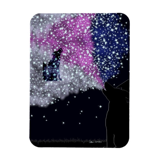 Ímã Uma noite de verão com Sirius (Vertical)