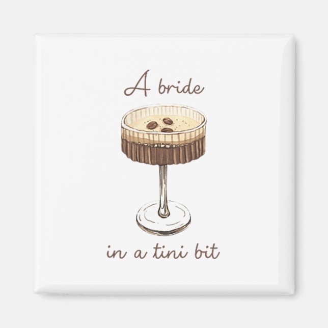 Imã Uma Noiva Em Um Pequeno Solteiro Engraçado E Engra (Frente)