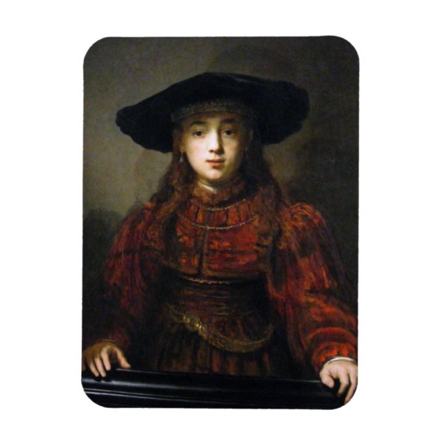 Ímã Uma Noiva Judaica - Rembrandt - 1641 (Vertical)