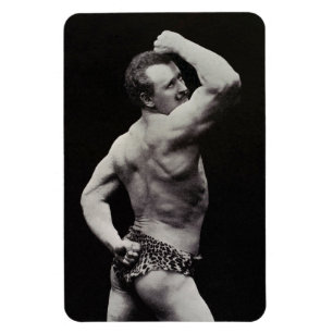 Ímã Uma Nova Pose de Homens Fortes Eugen Sandow Fisicu