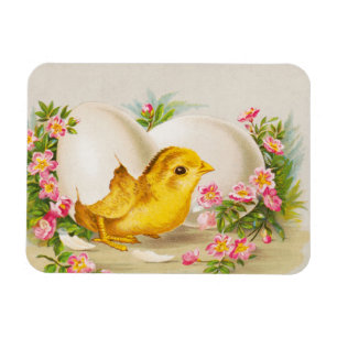 Ímã "Uma Oferta de Páscoa" Cartão Vintage VIctoriano,