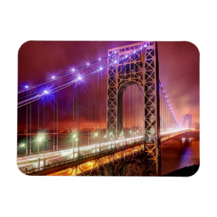 Ímã Uma opinião ventosa e chuvosa da noite do forte