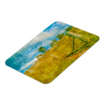 Uma paisagem pastoral mágica