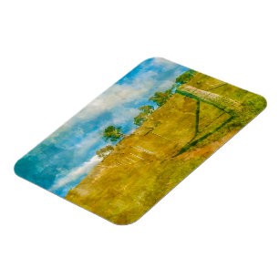 Ímã Uma paisagem pastoral mágica