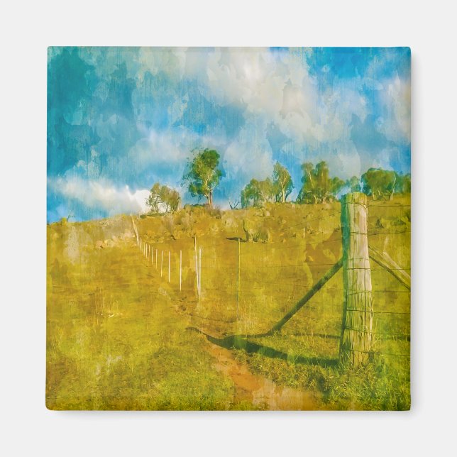 Imã Uma paisagem pastoral mágica (Frente)