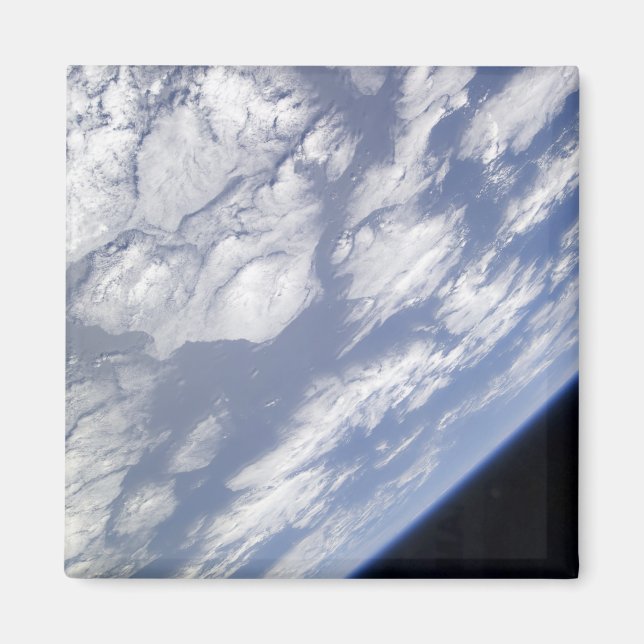 Imã Uma parte azul e branca da Terra (Frente)