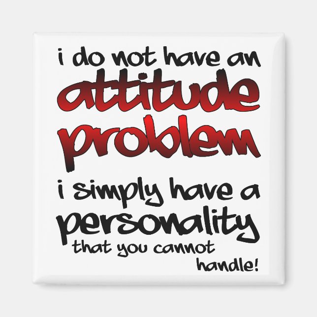 Imã Uma personalidade que você não consegue lidar com  (Frente)