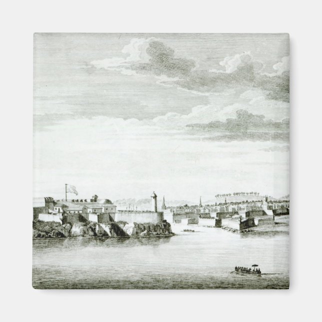 Imã Uma Perspectiva do Castelo Moro e da Cidade de (Frente)