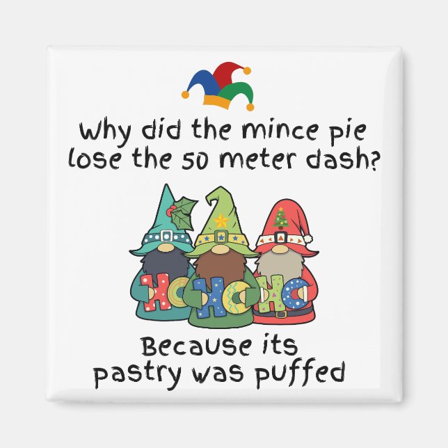 Imã Uma Piada De Mince Puffed (Frente)