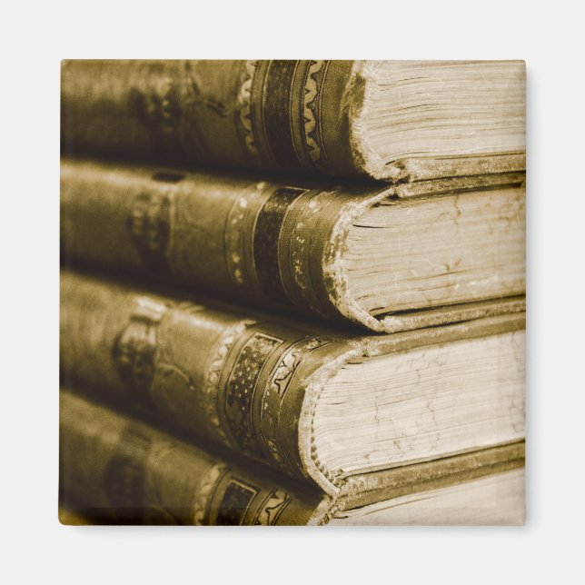Imã Uma pilha de livros antigos (Frente)