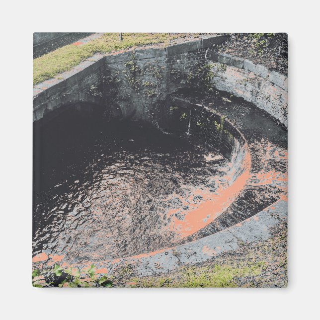 Imã Uma Piscina de laranja em Welshpool (Frente)