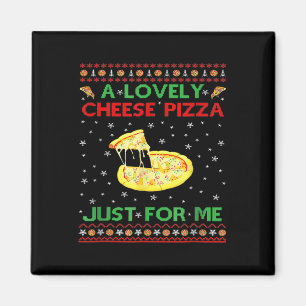 Imã Uma Pizza De Queijo Sozinha Engraçada Casa De Kevi