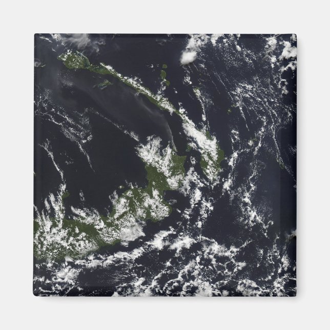 Imã Uma pluma vulcânica da caldeira de Rabaul (Frente)