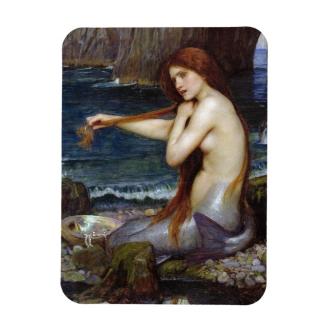 Ímã Uma Sereia [John William Waterhouse] (Vertical)