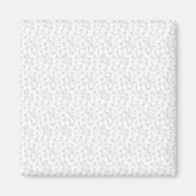 Imã Uma superfície completamente branca e sem recursos (Frente)