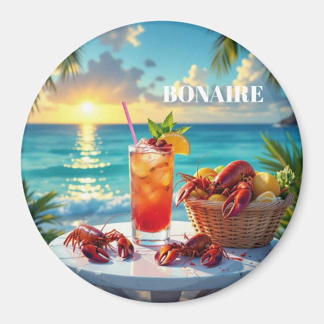 Imã Uma tarde em bonaire (Frente)