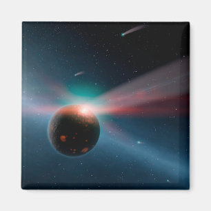 Imã Uma Tempestade De Cometas No Sistema Eta Corvi.