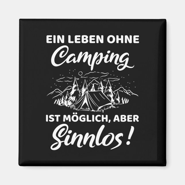 Imã Uma vida sem camping é possível, mas (Frente)