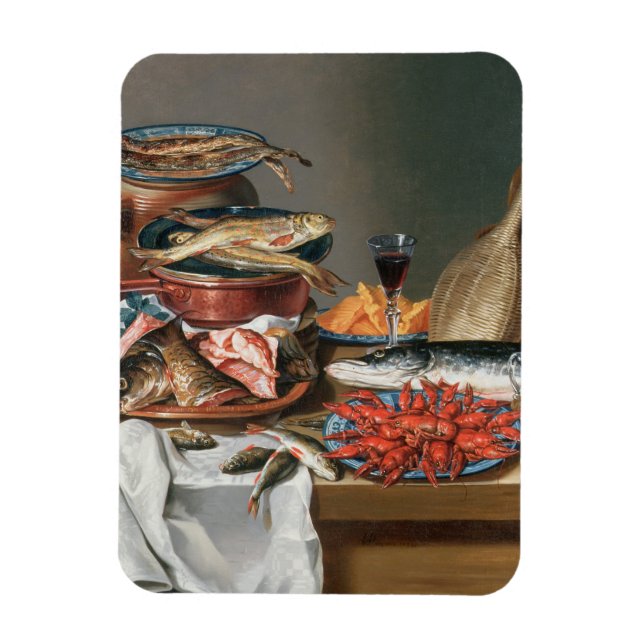 Ímã Uma vida tranquila de peixes, trutas e lagostas, 1 (Vertical)