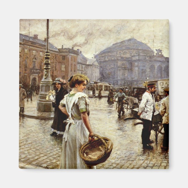 Imã Uma visão de Kongens Nytorv, Copenhague (Frente)