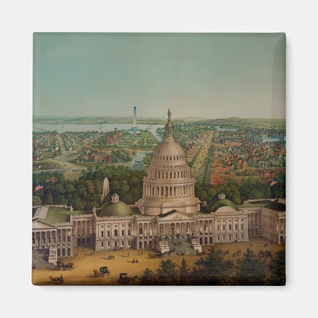 Imã Uma Visão De Washington DC (Frente)