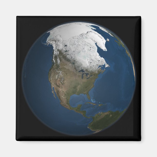 Imã Uma visão global sobre a América do Norte (Frente)