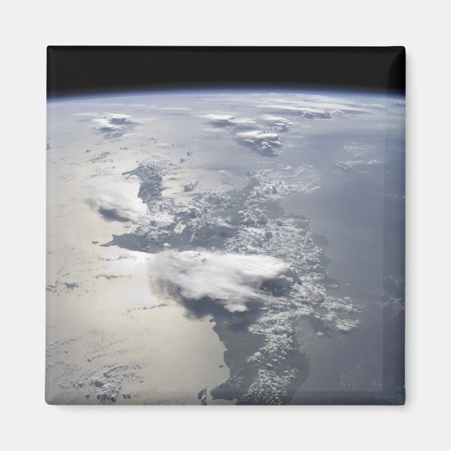 Imã Uma visão panorâmica da ilha de Hispaniola (Frente)