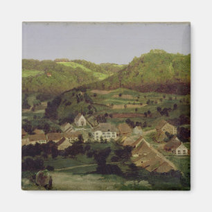 Imã Uma vista da vila de Tenniken, 1846