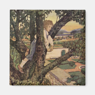 Imã Uma Vista das Árvores por Jessie Willcox Smith