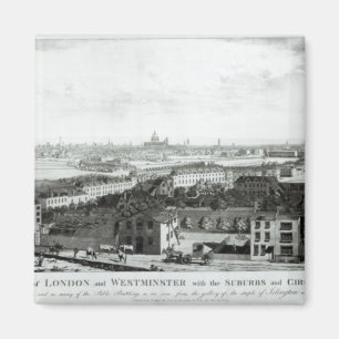 Imã Uma vista das cidades de Londres e de Westminster