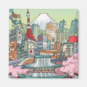 Imã Uma vista de Tokyo