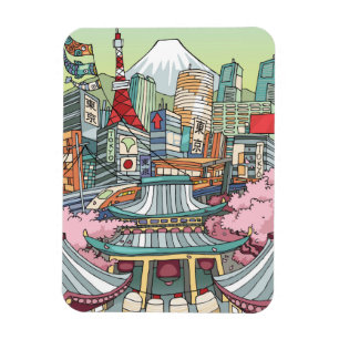 Ímã Uma vista de Tokyo